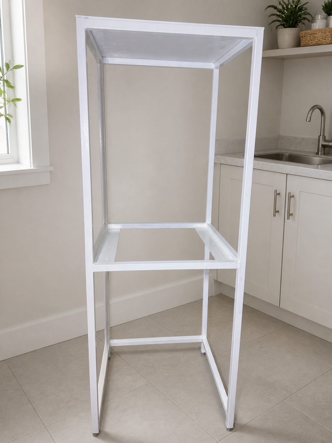 ItemLeap LaundryPro™ Heavy Duty Dryer Stack Rack with Top Shelf