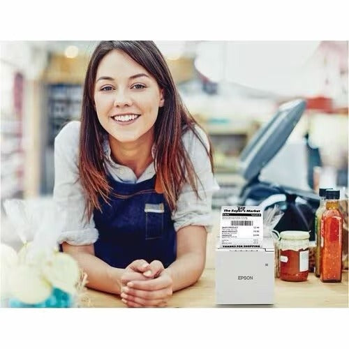 Epson TM-m30III-201 Thermal Receipt Printer USB Ethernet White