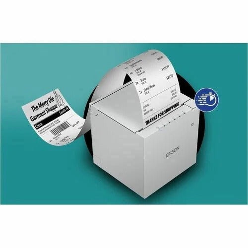 Epson TM-m30III-201 Thermal Receipt Printer USB Ethernet White