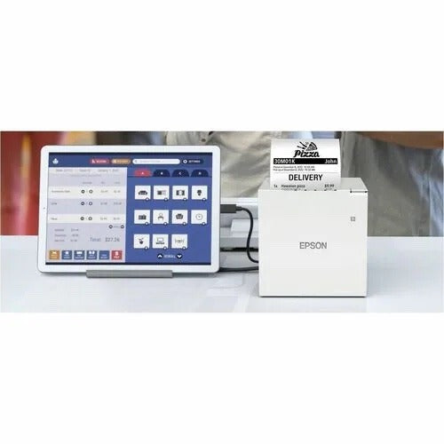 Epson TM-m30III-201 Thermal Receipt Printer USB Ethernet White